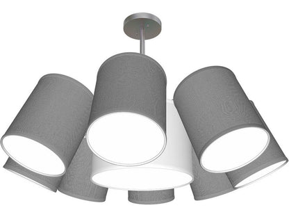 Seascape Lamps 9-Light Buster Cylinder Chandelier Modern Design