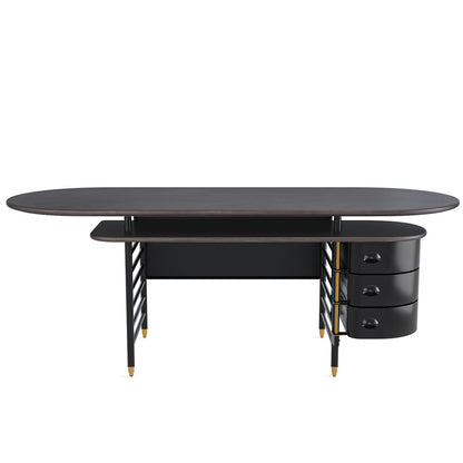 Frank Lloyd Wright Racine Desk with Storage