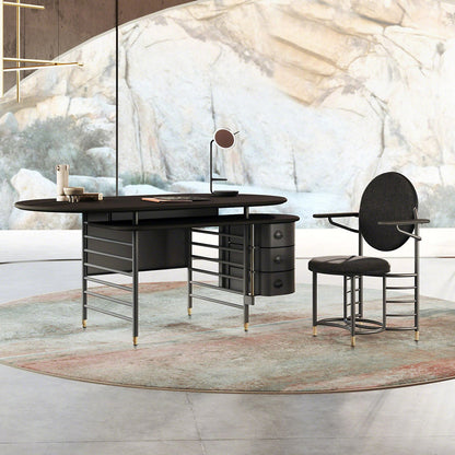 Frank Lloyd Wright Racine Desk with Storage