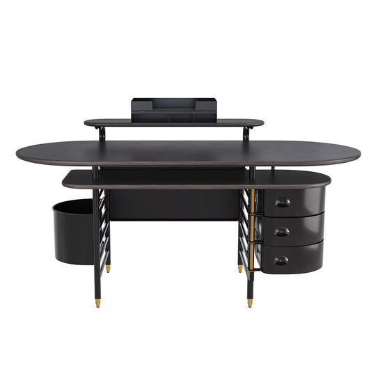 Frank Lloyd Wright Racine Desk with Storage and Accessories
