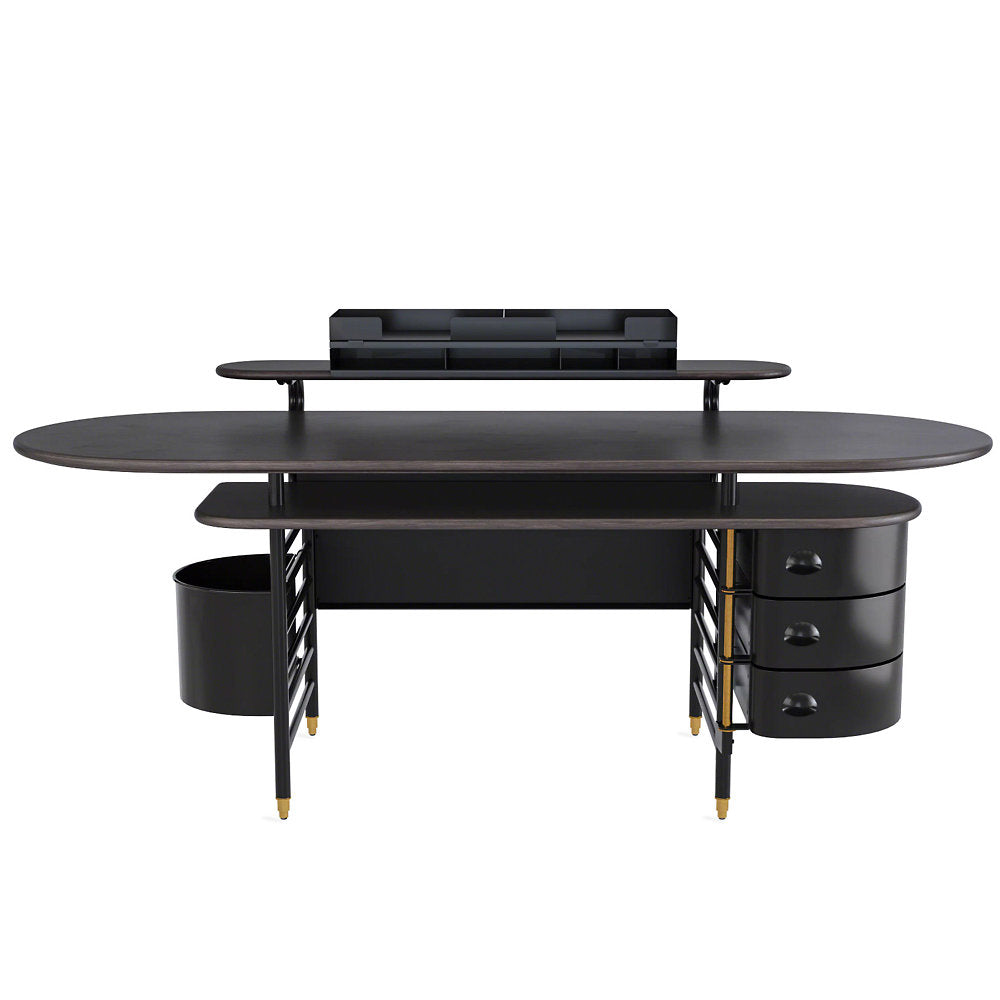 Frank Lloyd Wright Racine Desk with Storage and Accessories