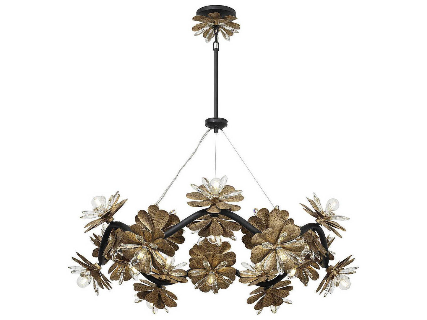 Savoy House Giselle 24-Light Chandelier in Delphine Finish