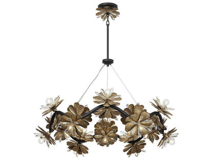 Savoy House Giselle 24-Light Chandelier in Delphine Finish