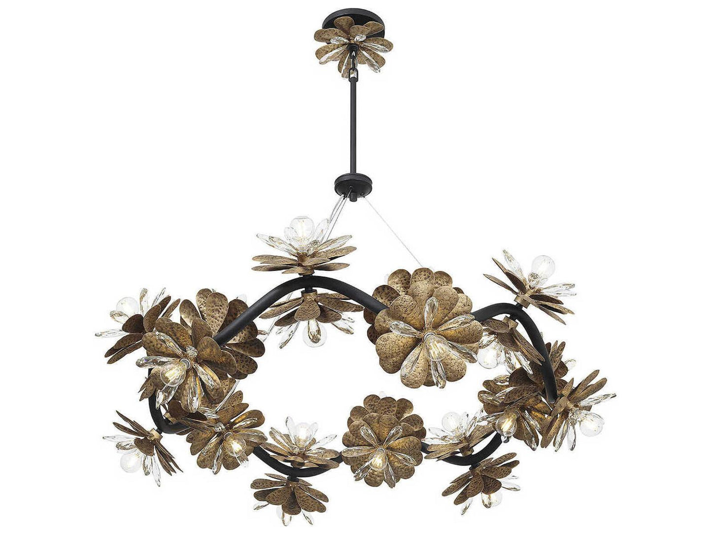 Savoy House Giselle 24-Light Chandelier in Delphine Finish