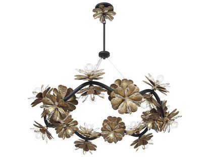 Savoy House Giselle 24-Light Chandelier in Delphine Finish