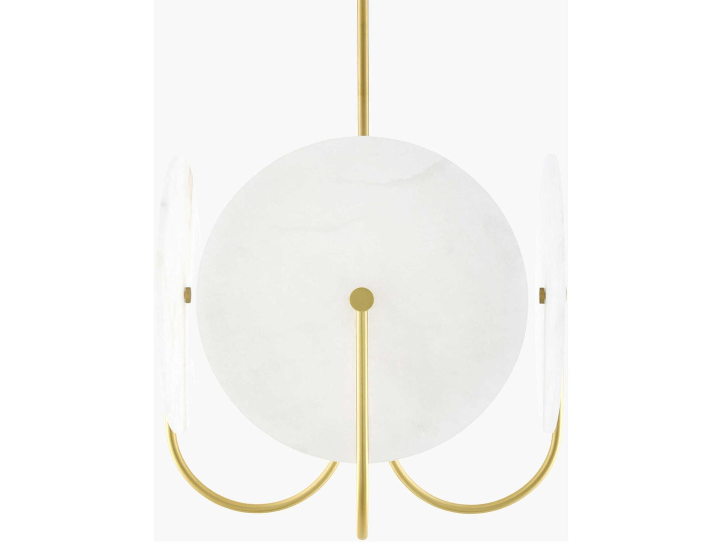 Surya Bellaria Brass Round Chandelier