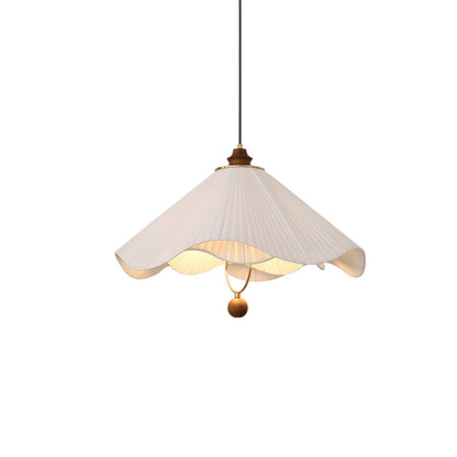 Scallop Edge Pendant Light ∅ 15.7″ x H 7.1″ / White Pendant light