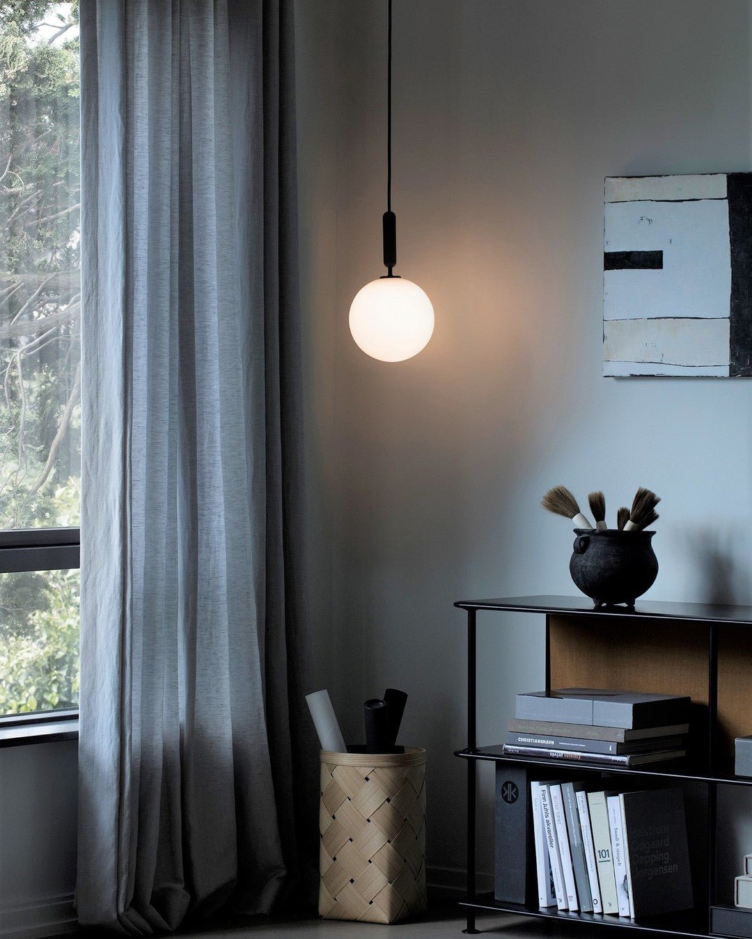 Scandiluxe Brass Pendant Swag Light Pendant light