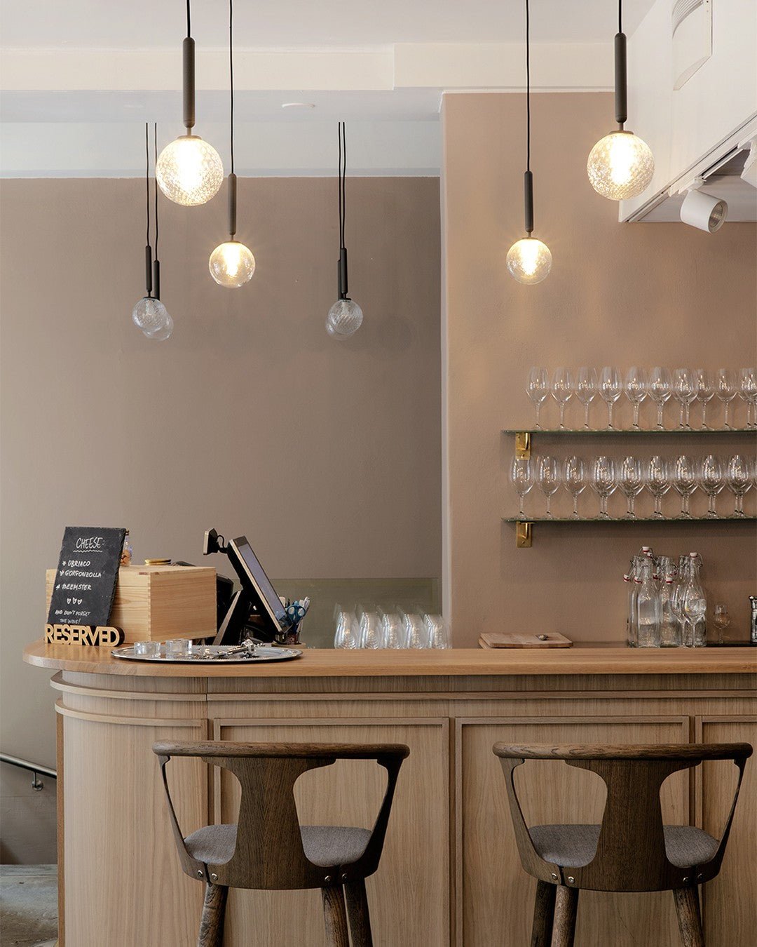 Scandiluxe Brass Pendant Swag Light Pendant light