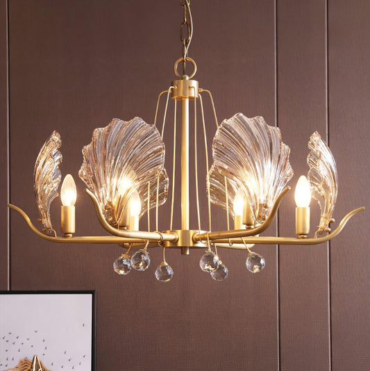 Shell Crystal Chandelier