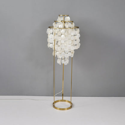 Shell Floor Lamp ∅ 15.7″ x H 47.2″ / Gold / US Plug Floor lamp