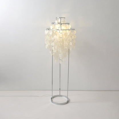 Shell Floor Lamp ∅ 15.7″ x H 47.2″ / Chrome / US Plug Floor lamp
