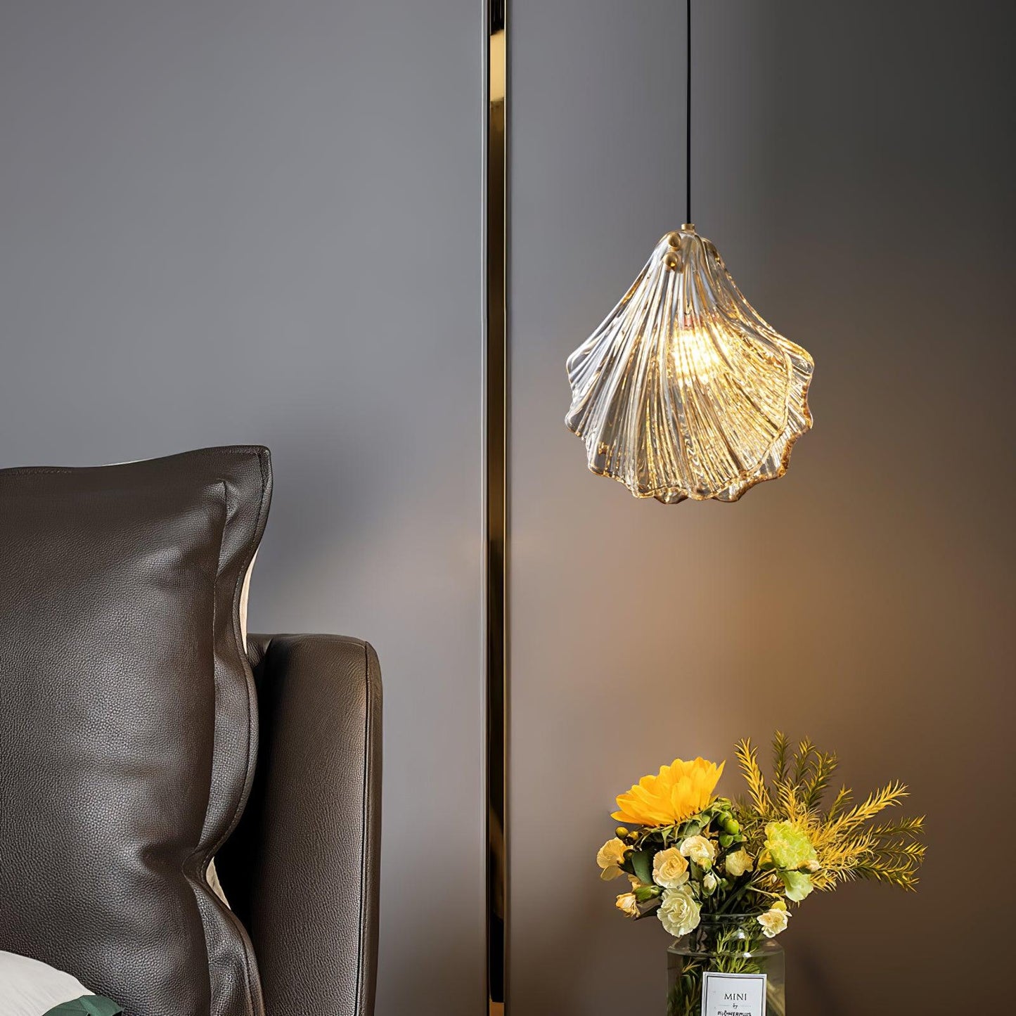 Shell Mini Pendant Swag Light