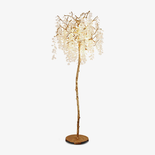 Shiro Noda Floor Light ∅ 21.7″ x H 68.9″ / Dia 55cm x H 175cm / Brass & Frosted glass / US Plug Floor lamp