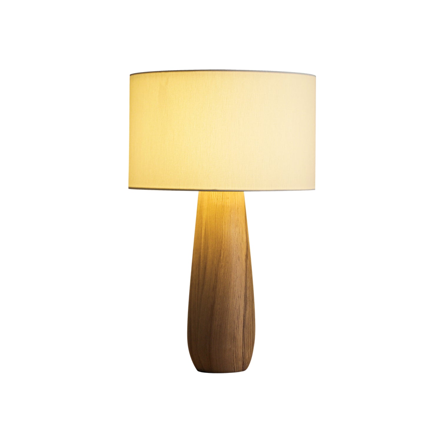 Sierra Table Lamp ∅ 12.6″ x H 19.7″ / Wood Color / US Plug Table lamp