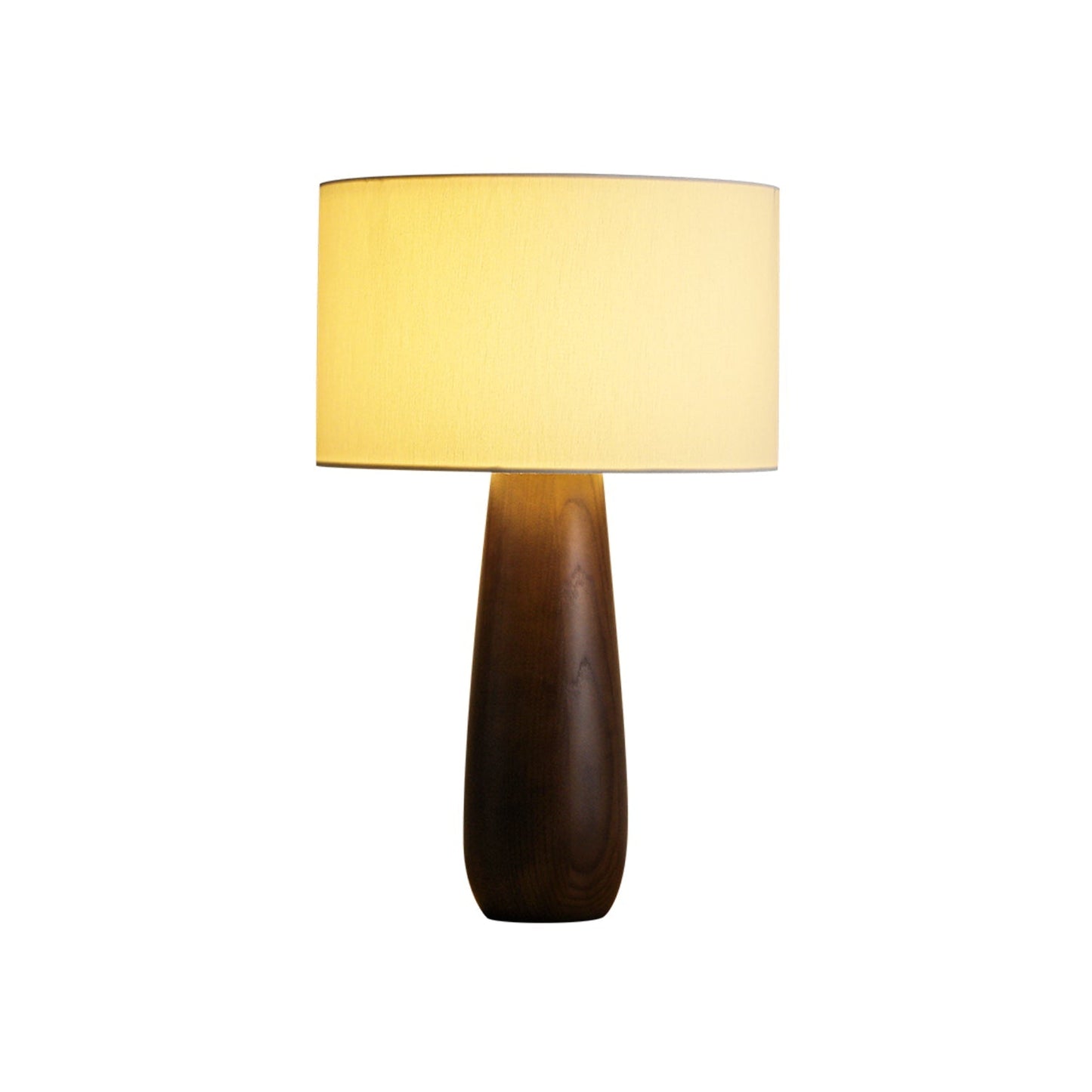 Sierra Table Lamp ∅ 12.6″ x H 19.7″ / Walnut Color / US Plug Table lamp