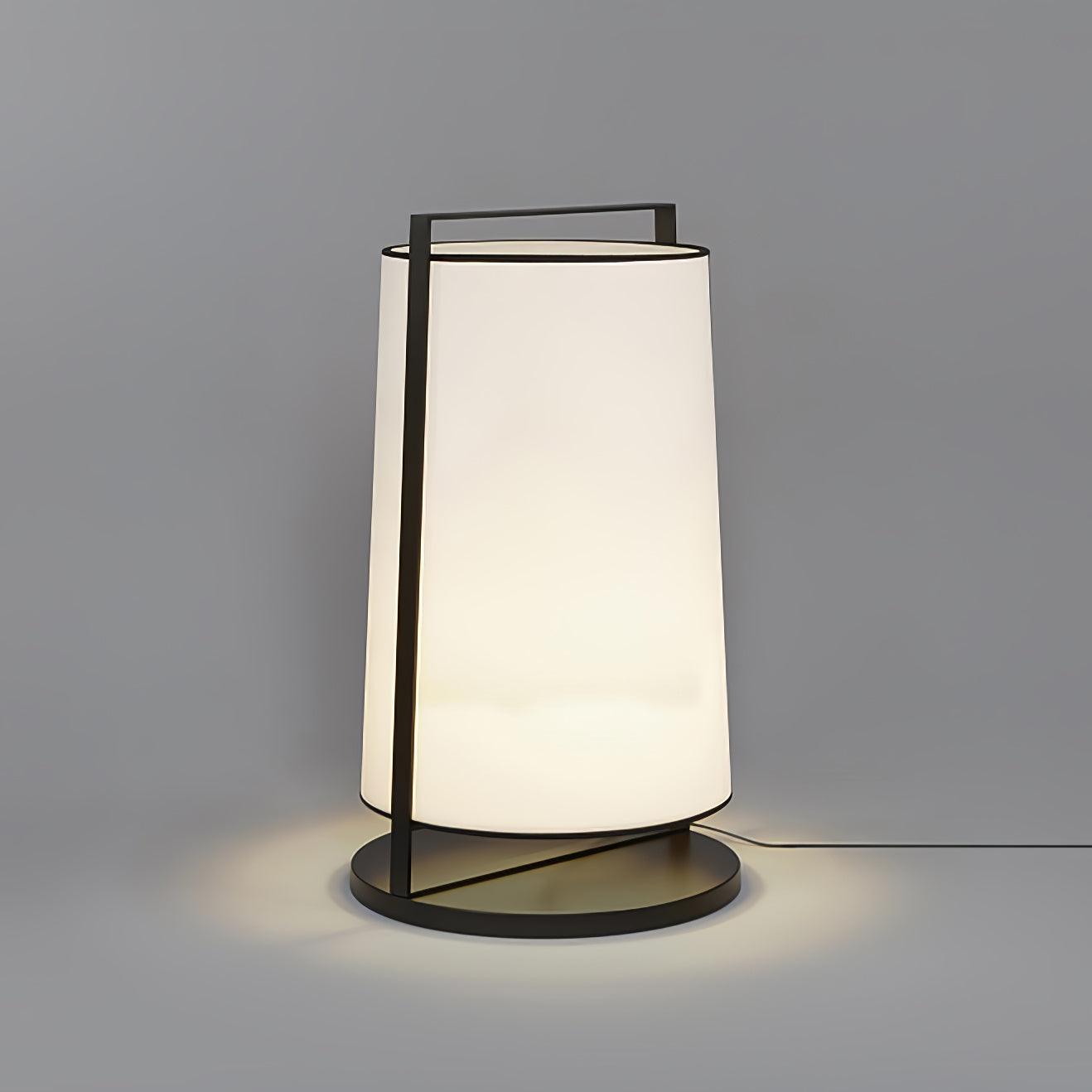 Silhouette Textile Floor Lamp ∅ 21.7″ x H 35.4″ / Dia 55cm x H 90cm / Black & White / US Plug Floor lamp