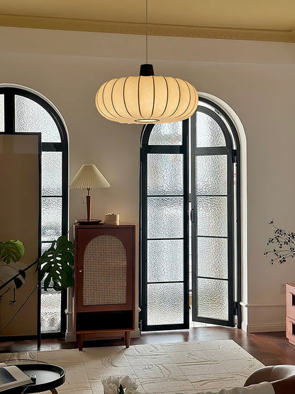 Silk Lantern Pendant Light ∅ 19.7″ x H 11.8″ / White Pendant light