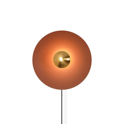 Simplicity Glow Plug-in Wall Light ∅ 11.8″ x H 11.8″ / Orange & Antique copper / US Plug 1001 Wall lamp