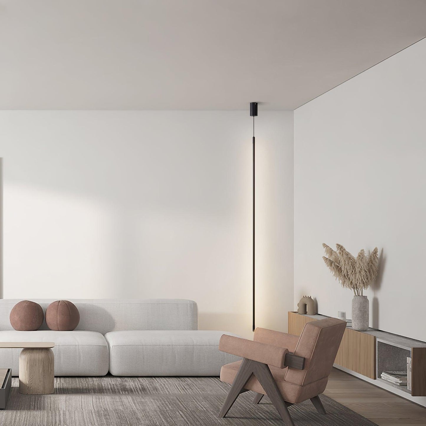 Slim line Cabinet Stand Lamp Floor lamp