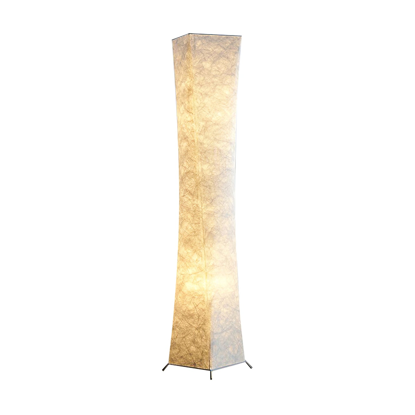 Slim Waist Tower Floor Lamp ∅ 11.8″ x H 59″ / Dia 30cm x H 150cm / White / US Plug Floor lamp