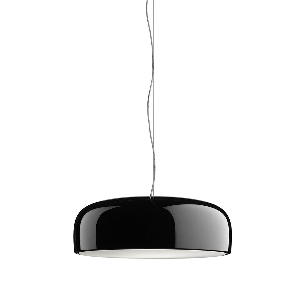 Potlid Pendant Lamp ∅ 13.8″ x H 5.5″/ Dia 35cm x H 14cm / Black Pendant light