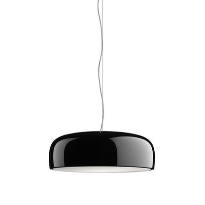 Potlid Pendant Lamp ∅ 13.8″ x H 5.5″/ Dia 35cm x H 14cm / Black Pendant light