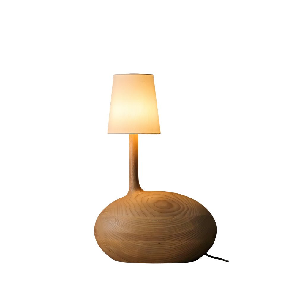 Snail Table Lamp ∅ 15.7″ x H 17.7″ / Wood Color / US Plug Table lamp