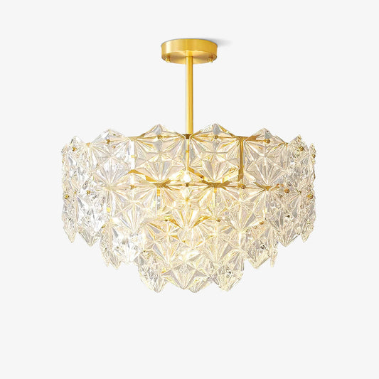 Snowflake Glass Chandelier