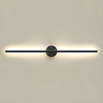 Seraphina Linear Wall Sconce ∅ 31.5″ / Dia 80cm / Model A / Black & Warm Light