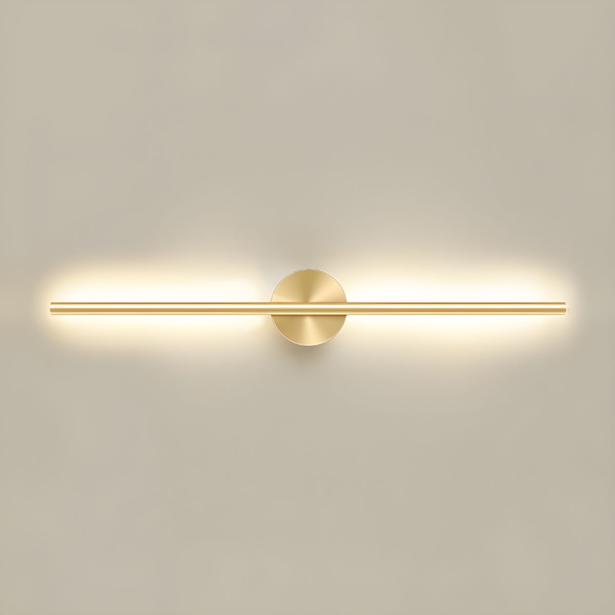 Seraphina Linear Wall Sconce ∅ 23.6″ / Dia 60cm / Model A / Gold & Warm Light
