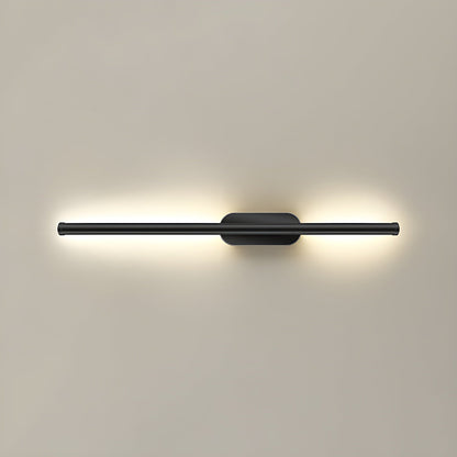 Seraphina Linear Wall Sconce ∅ 23.6″ / Dia 60cm / Model B / Black & Warm Light
