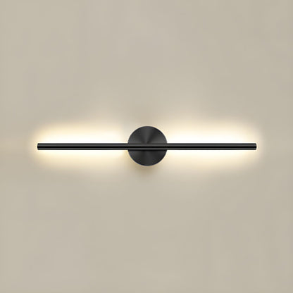 Seraphina Linear Wall Sconce ∅ 23.6″ / Dia 60cm / Model A / Black & Warm Light
