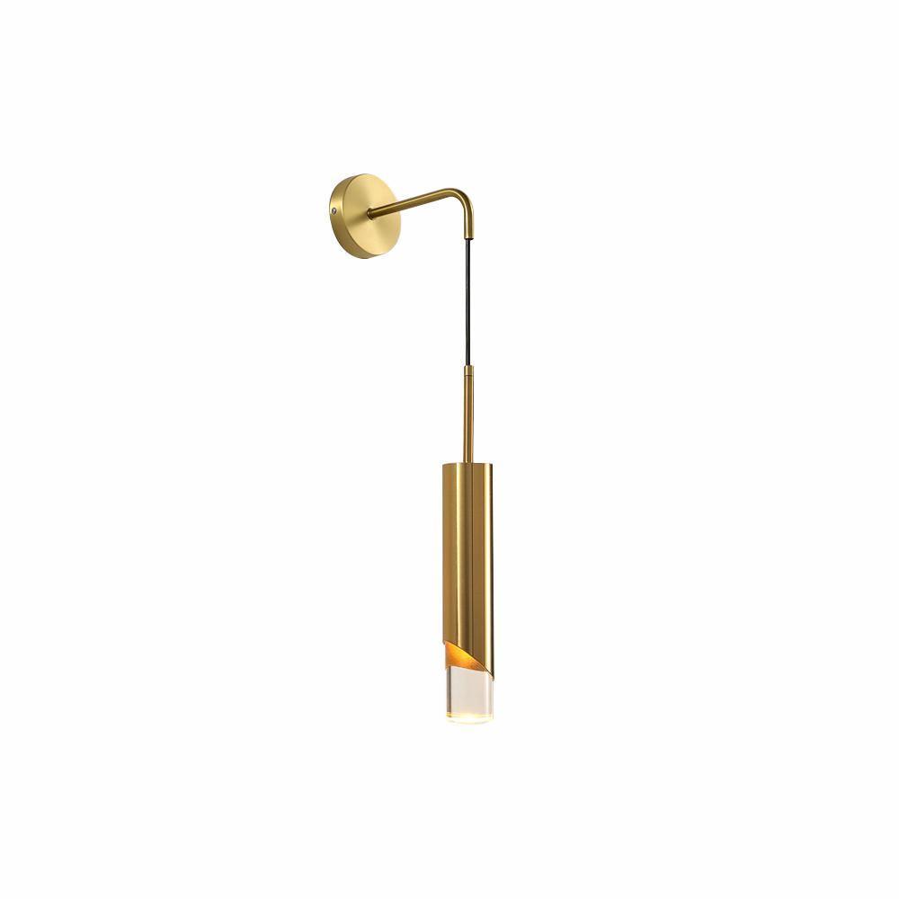 Sonto Wall Lamp ∅ 7.9″ x H 15.7″ / Dia 20cm x H 40cm / Gold / Warm White Wall lamp