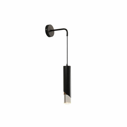 Sonto Wall Lamp ∅ 7.9″ x H 15.7″ / Dia 20cm x H 40cm / Black / Warm White Wall lamp