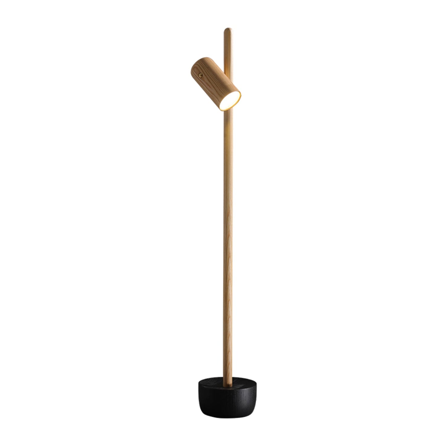 Spotlight Wood Floor Lamp ∅ 7.9″ x H 51.6″ / Wood Color / US Plug Floor lamp