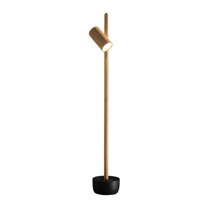 Spotlight Wood Floor Lamp ∅ 7.9″ x H 51.6″ / Wood Color / US Plug Floor lamp