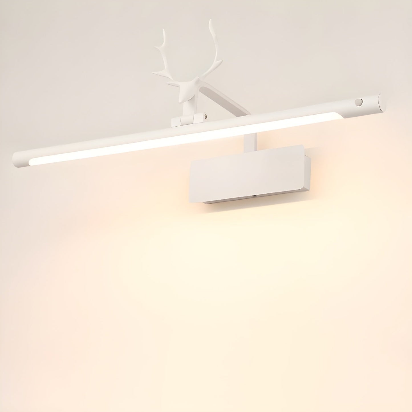 Stag Horn Wall Light ∅ 15.7″ x H 8.7″ / White / Warm Light 1001 Wall lamp