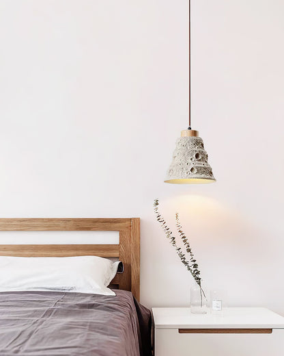 Stone Bell Pendant Light ∅ 7.1″ x H 7.1″ / Cement Grey pendant Lamp