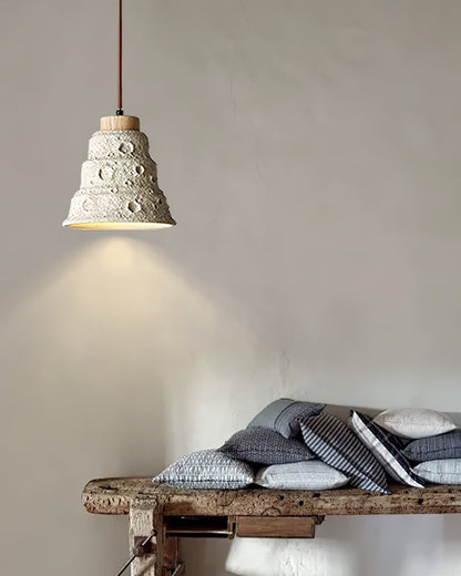 Stone Bell Pendant Light ∅ 7.1″ x H 7.1″ / Cement Grey pendant Lamp