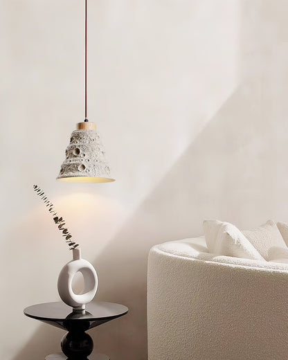 Stone Bell Pendant Light ∅ 7.1″ x H 7.1″ / Cement Grey pendant Lamp