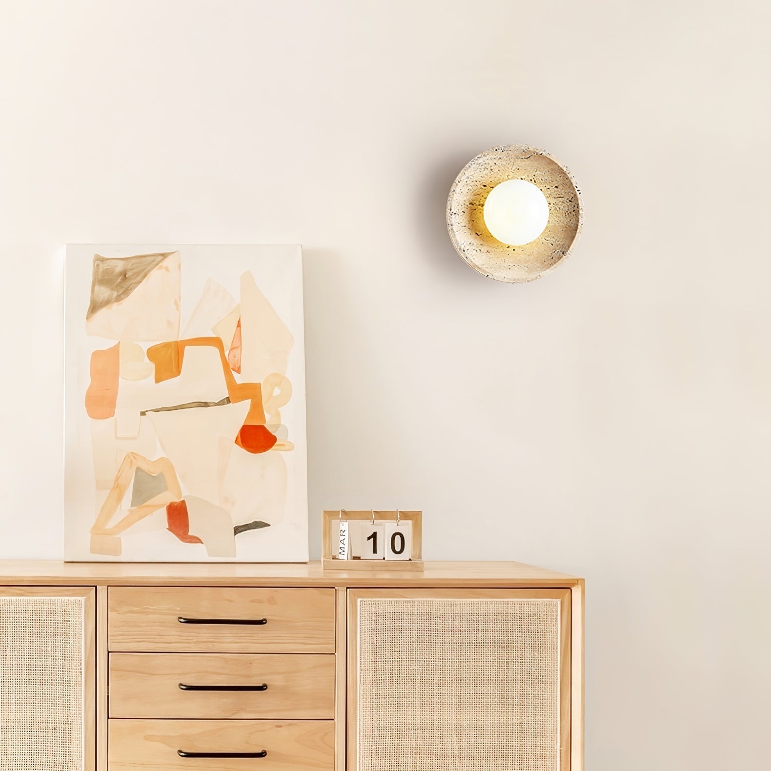 Stone Lunar Eclipse Wall Light Wall lamp