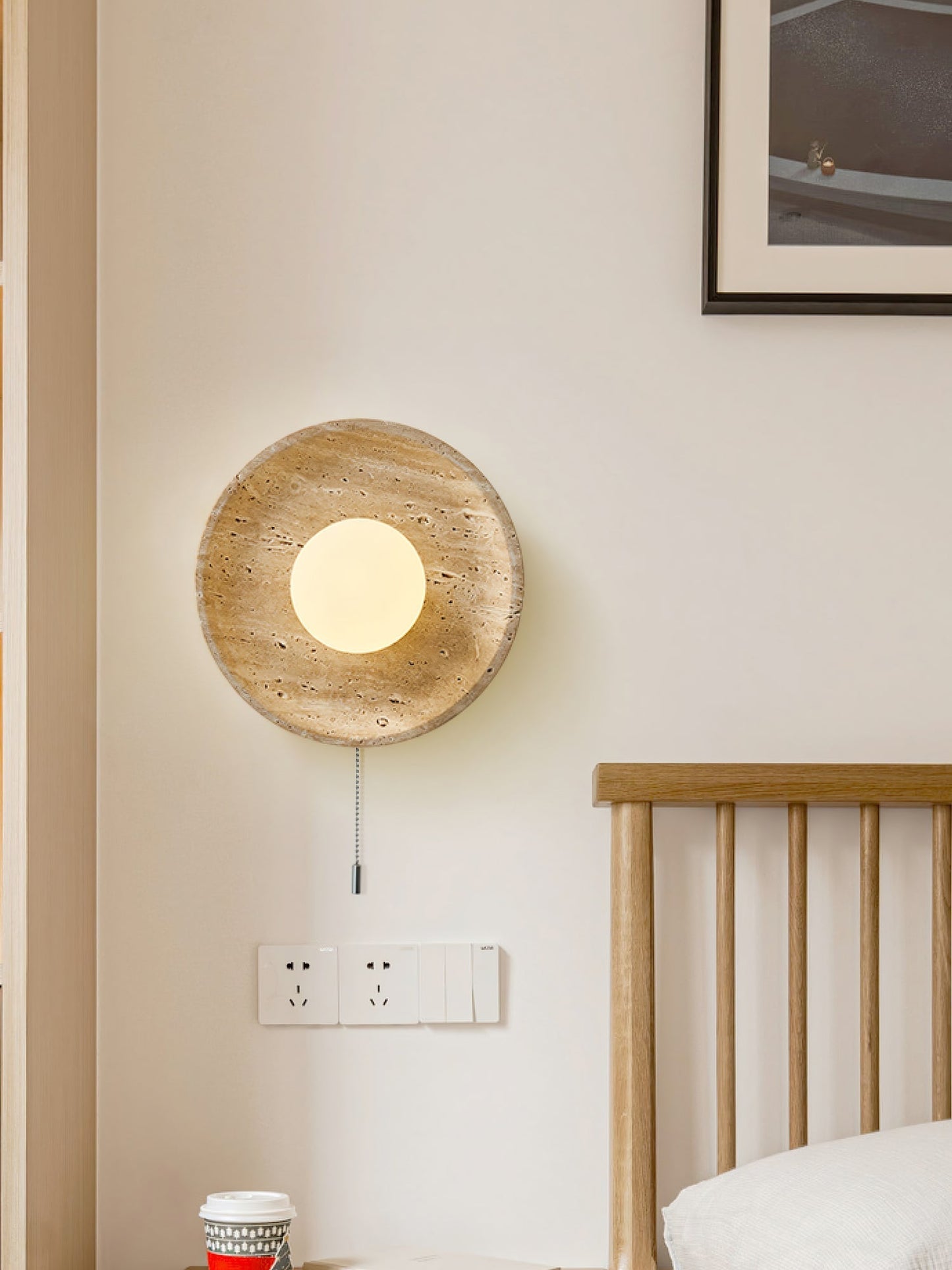 Stone Lunar Eclipse Wall Light Wall lamp
