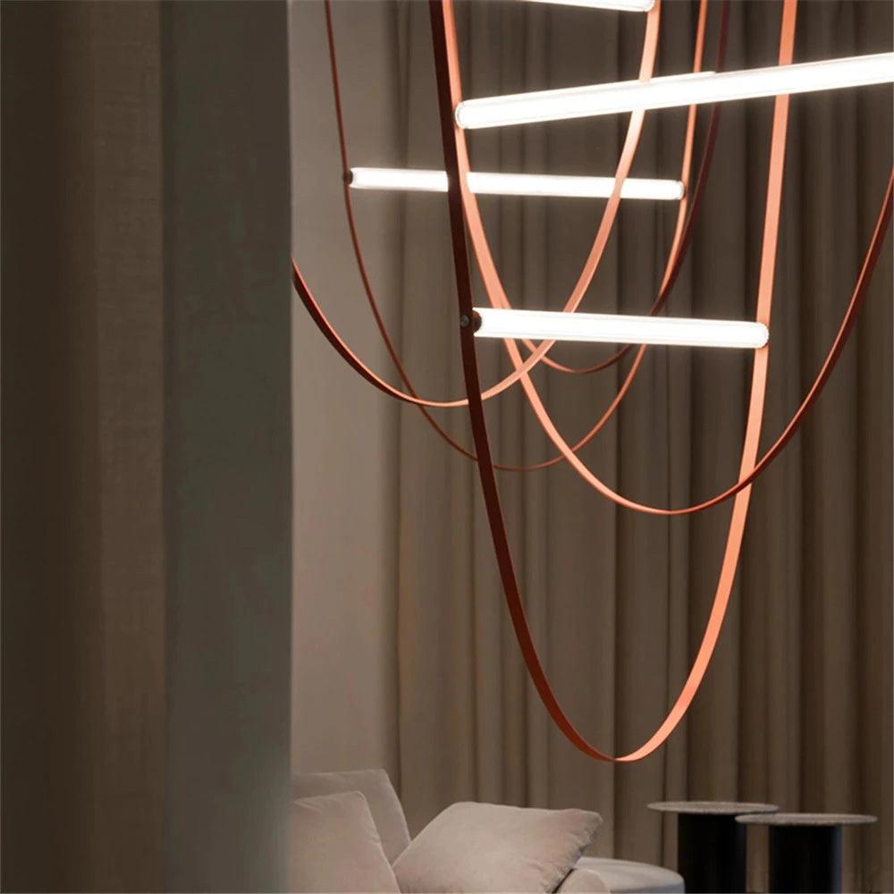 Tracer Belt Pendant Lamp Chandelier
