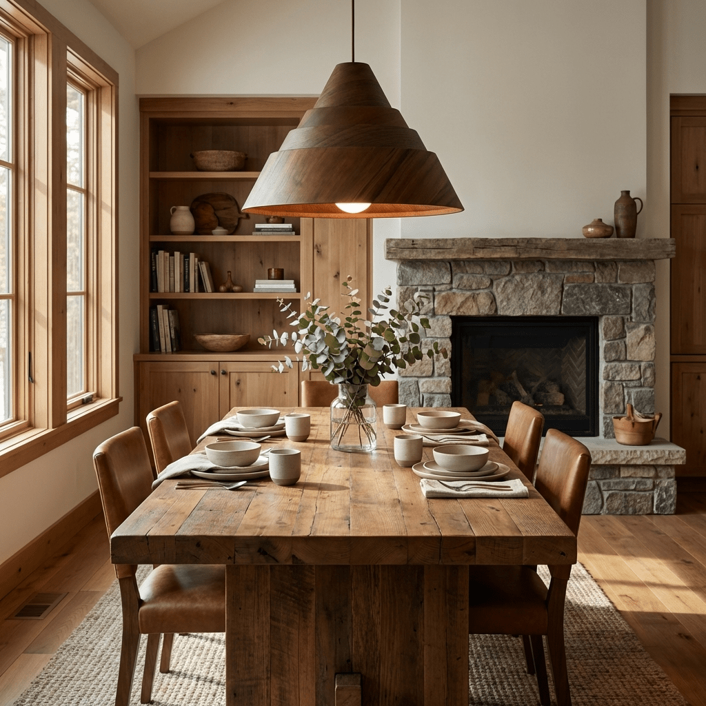 Strata Wood Pendant Lamp