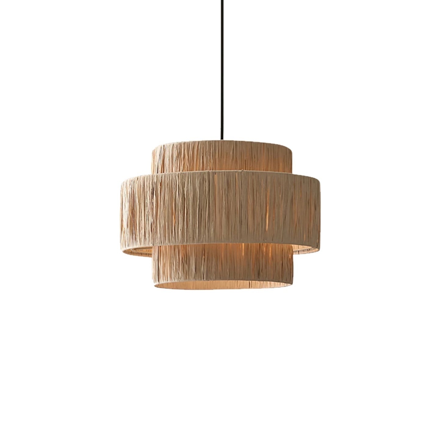 Straw Art Pendant Light ∅ 15.7″ x H 11″ / Dia 40cm x H 28cm / Natural straw Pendant light