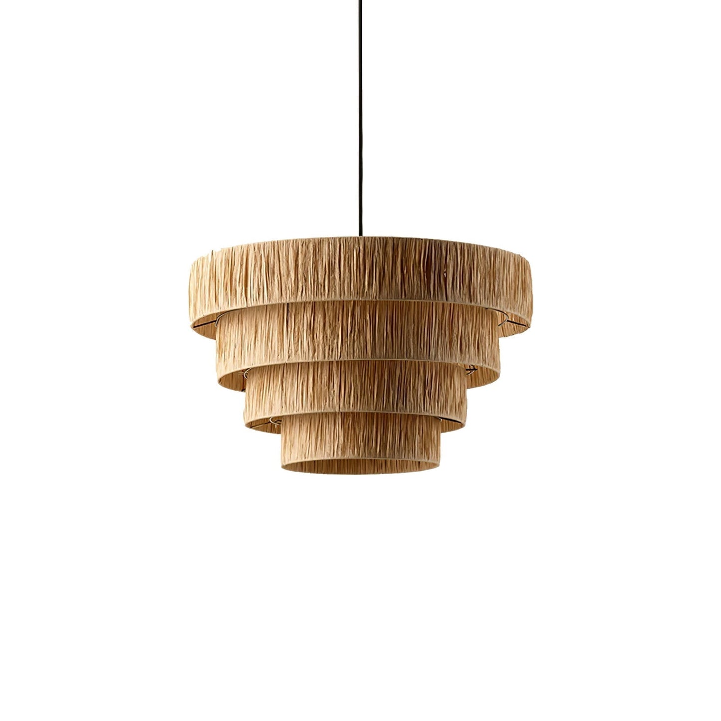 Straw Art Pendant Light ∅ 21.7″ x H 13″ / Dia 55cm x H 33cm / Natural straw Pendant light