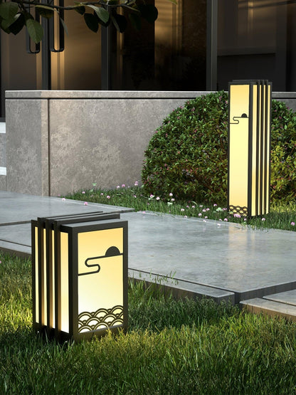 Sunrise Pattern Outdoor Light Table lamp