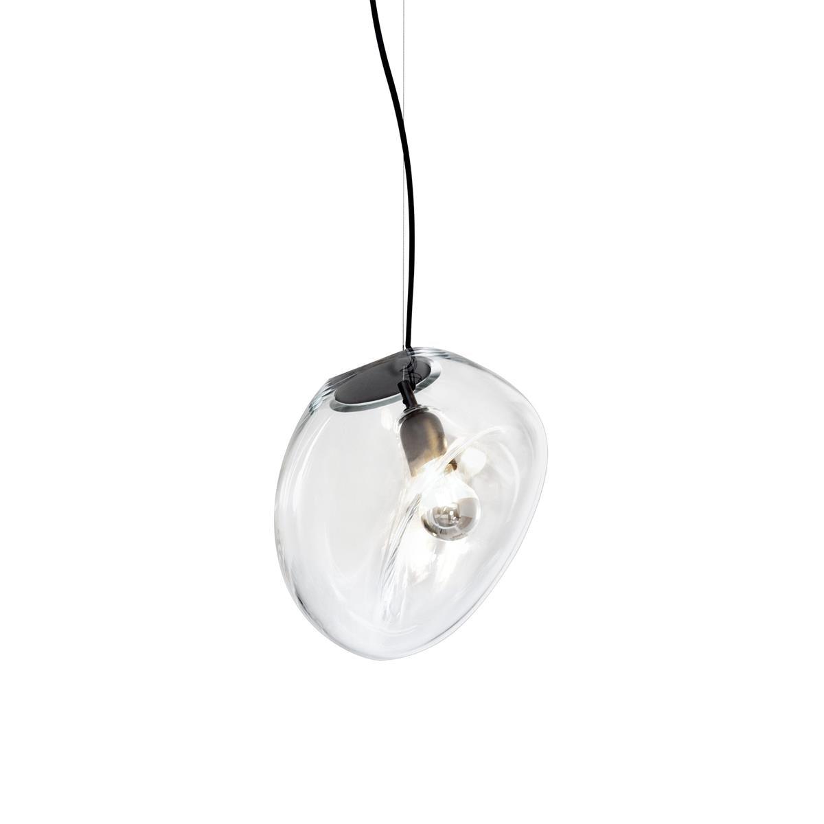 Suspended Water Drop Pendant Lamp ∅ 7.9″ x H 59.1″ / Dia 20cm x H 150cm / Clear Pendant light
