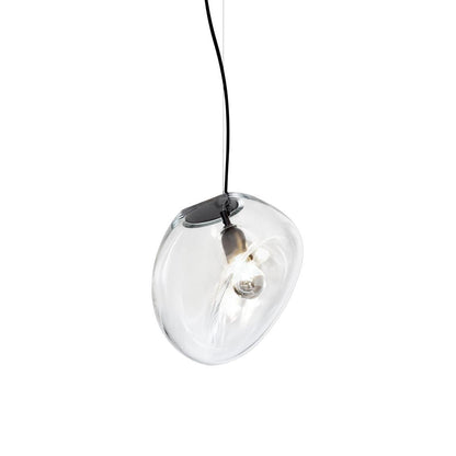 Suspended Water Drop Pendant Lamp ∅ 7.9″ x H 59.1″ / Dia 20cm x H 150cm / Clear Pendant light